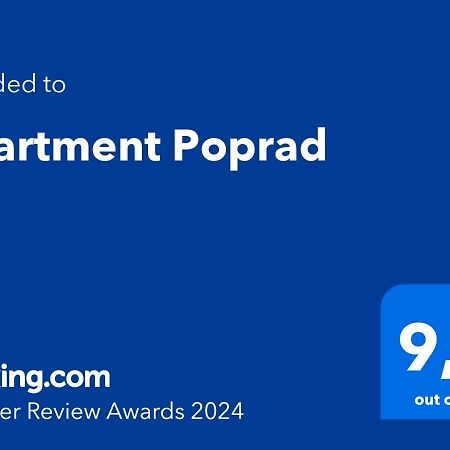 Apartment Poprad Eksteriør billede